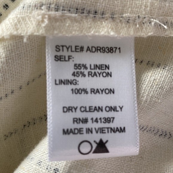 ASTR the Label Linen Sleeveless Button Front Dress Cut Out Tie Detail Pockets - Picture 12 of 16